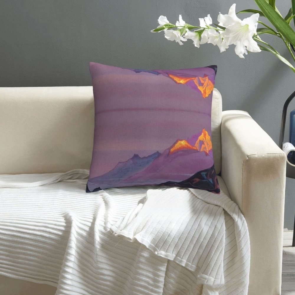Double sided plush pillowcase 18x18